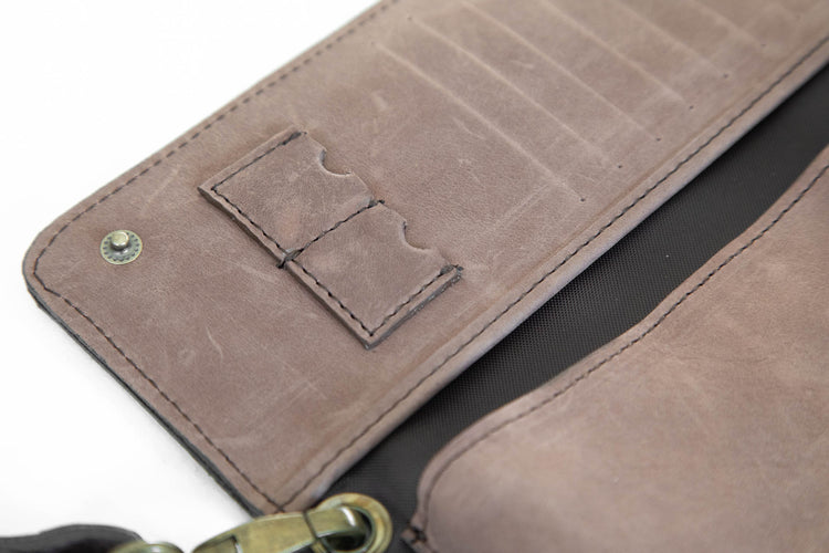 Chestnut Brown SafariSling Travel Wallet