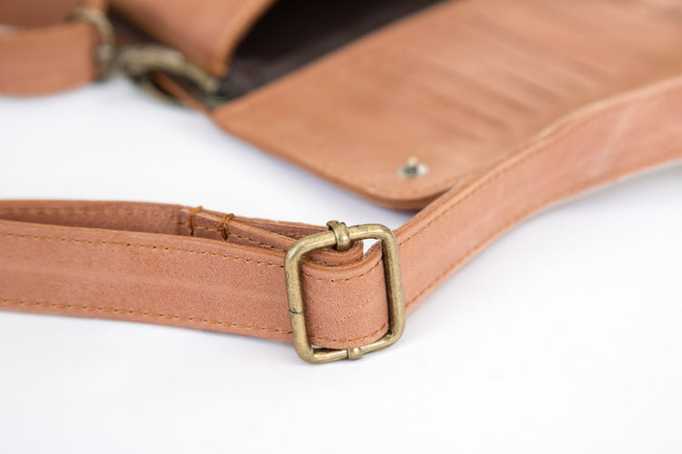 Tan SafariSling Travel Wallet