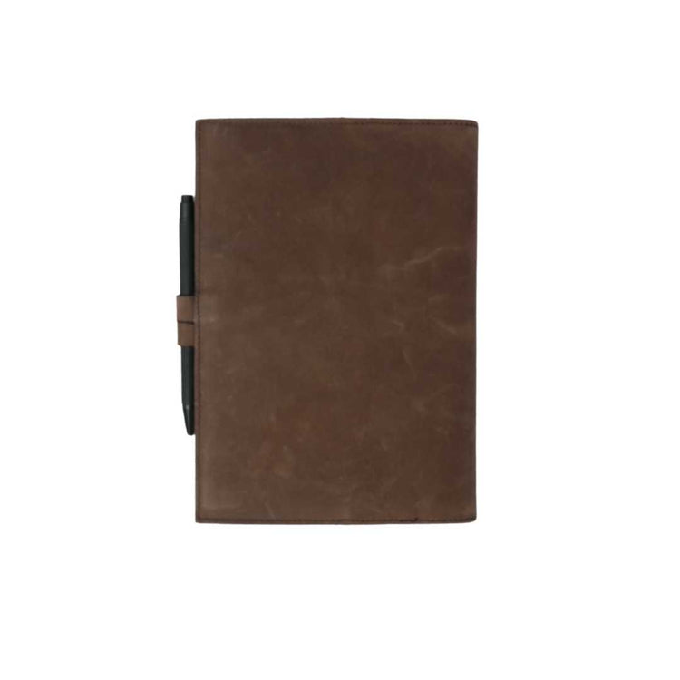 Dark Brown A5 Barton Full Grain Leather Journal