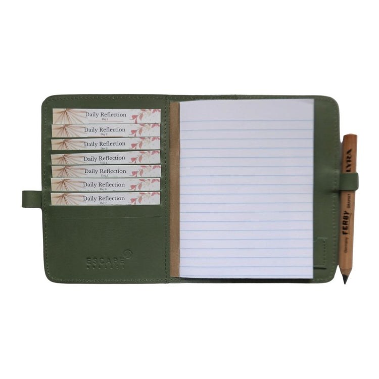 Sage Green Leather Barton Journal