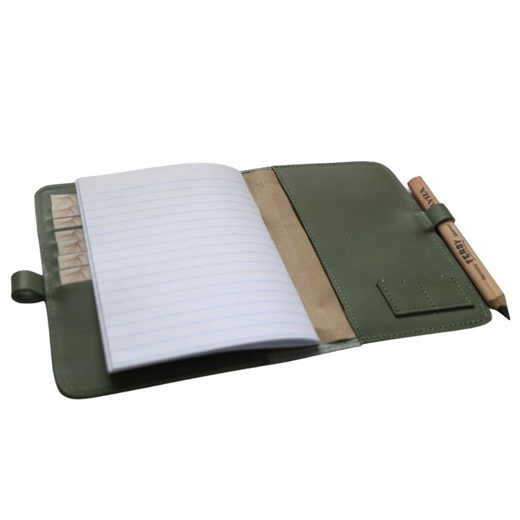 Sage Green Leather Barton Journal