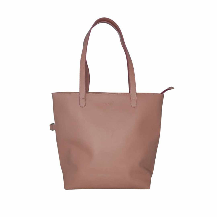 Drifter Blush Pink Leather Tote