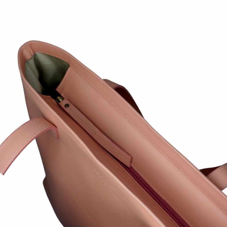Drifter Blush Pink Leather Tote