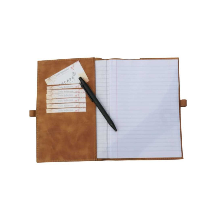 Tan A5 Barton Full Grain Leather Journal