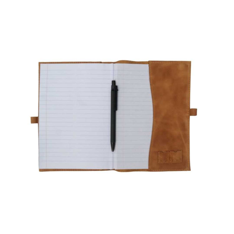 Tan A5 Barton Full Grain Leather Journal