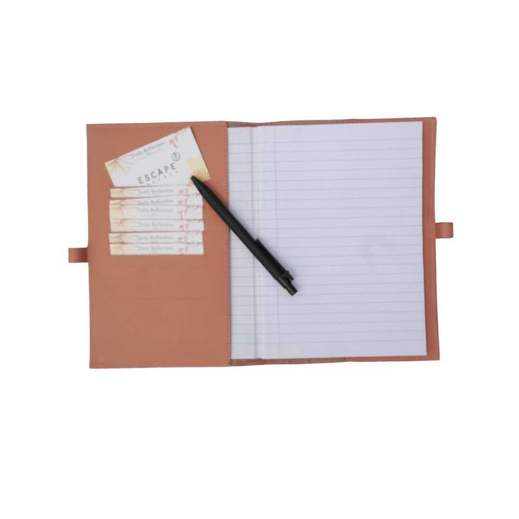 Blush Pink A5 Barton Full Grain Leather Journal