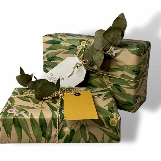 CHRISTMAS GIFT WRAPPING & GREETING TAG