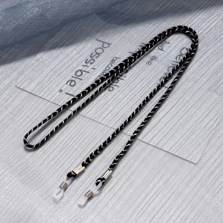 Black/White Rope Sunglasses Strap