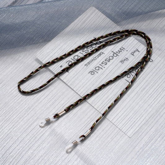 Natural Earth Tone Rope Sunglasses Strap