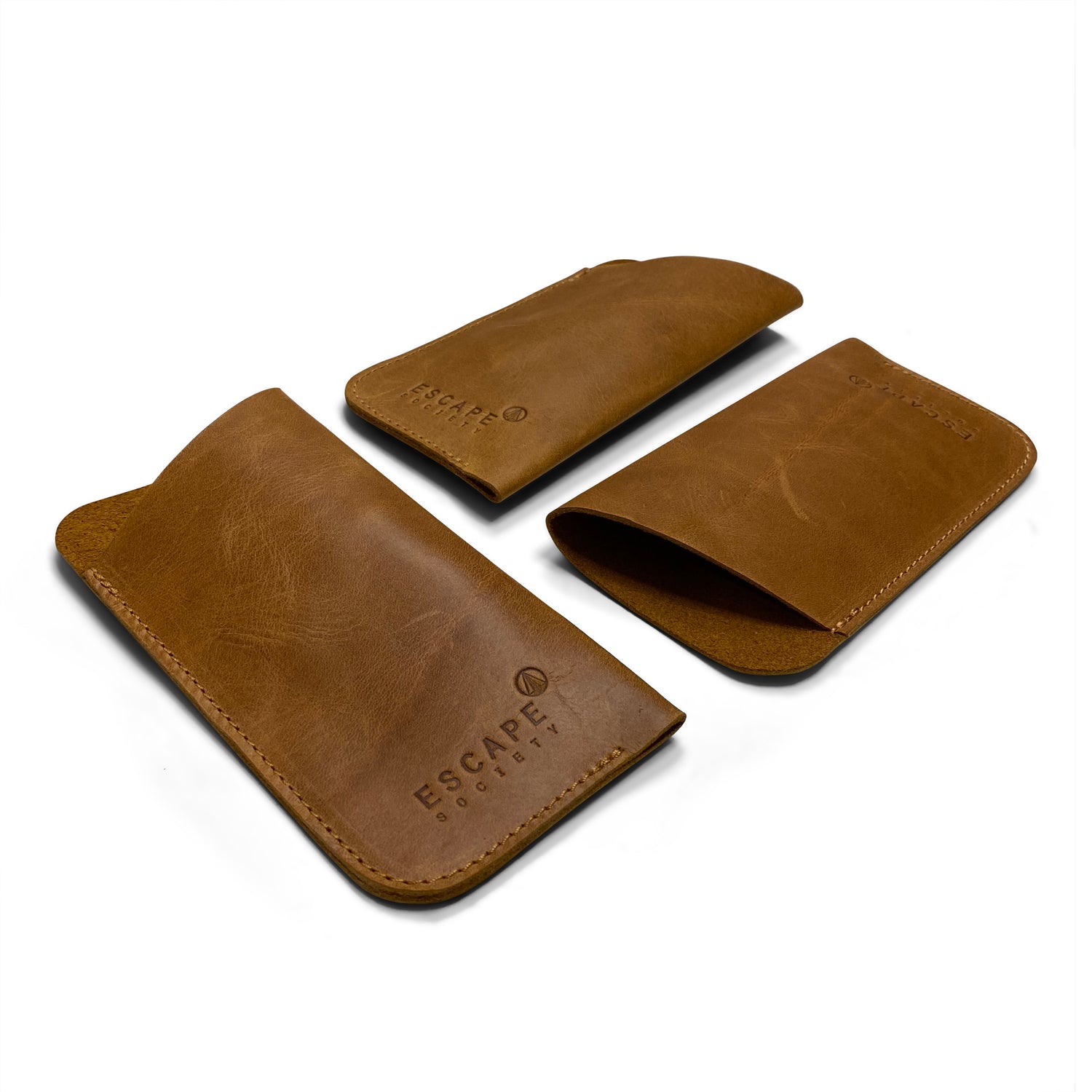 Tan Leather Sunglass Sleeve