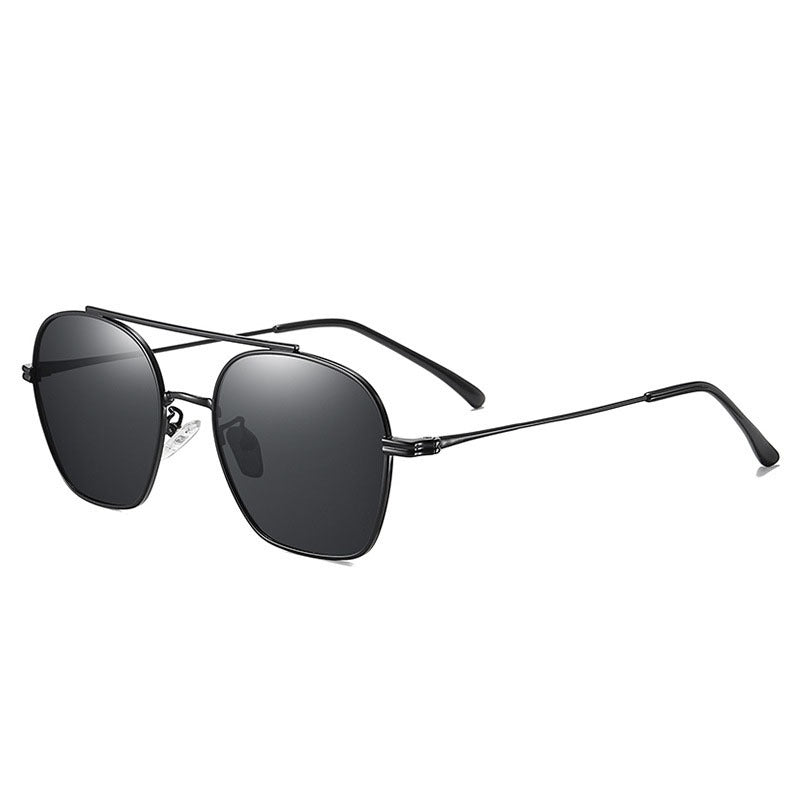 Black metal 2024 frame sunglasses