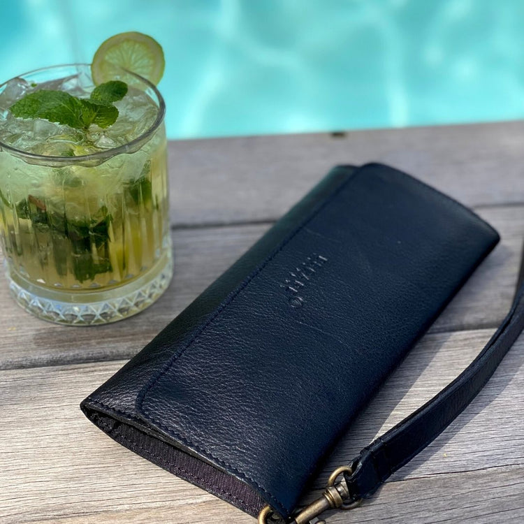 Black Conquest Travel Wallet