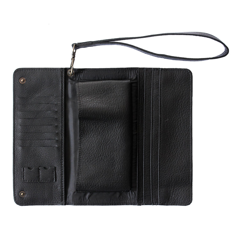 Black Conquest Travel Wallet-Escape Society