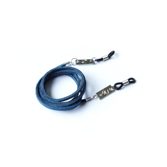 Blue Leather Sunglass Cord - Escape Society