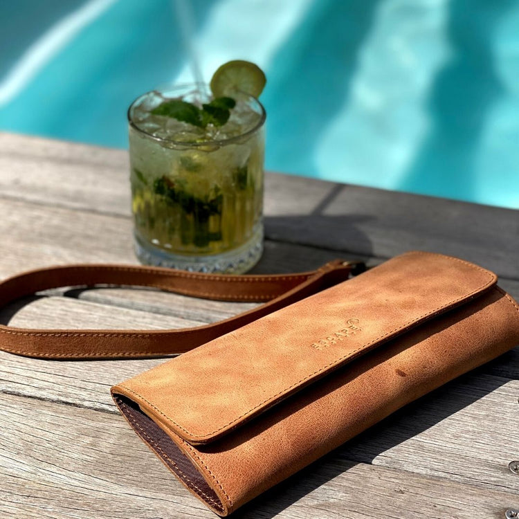 Tan Conquest Travel Wallet