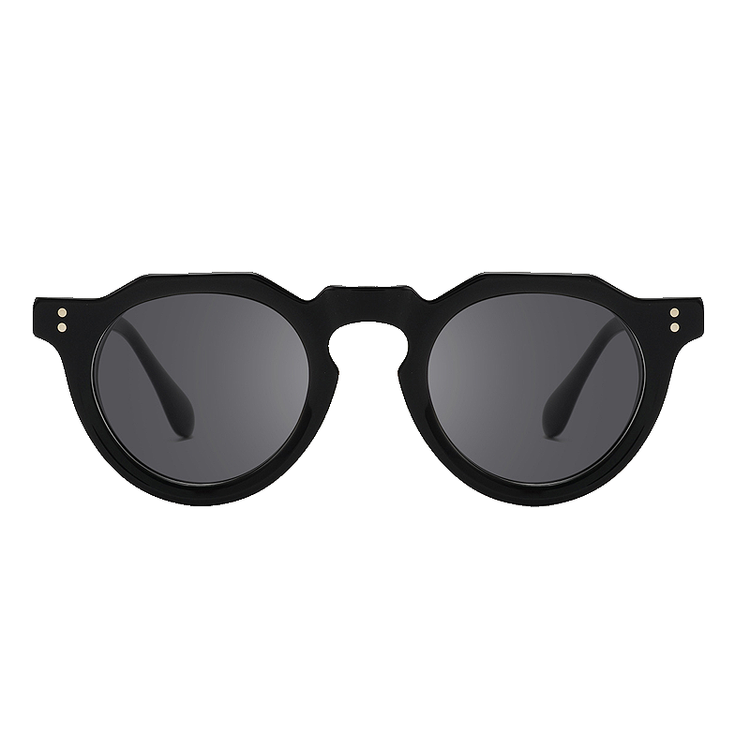 Black Acetate Polarised Cultured Quest Sunglasses