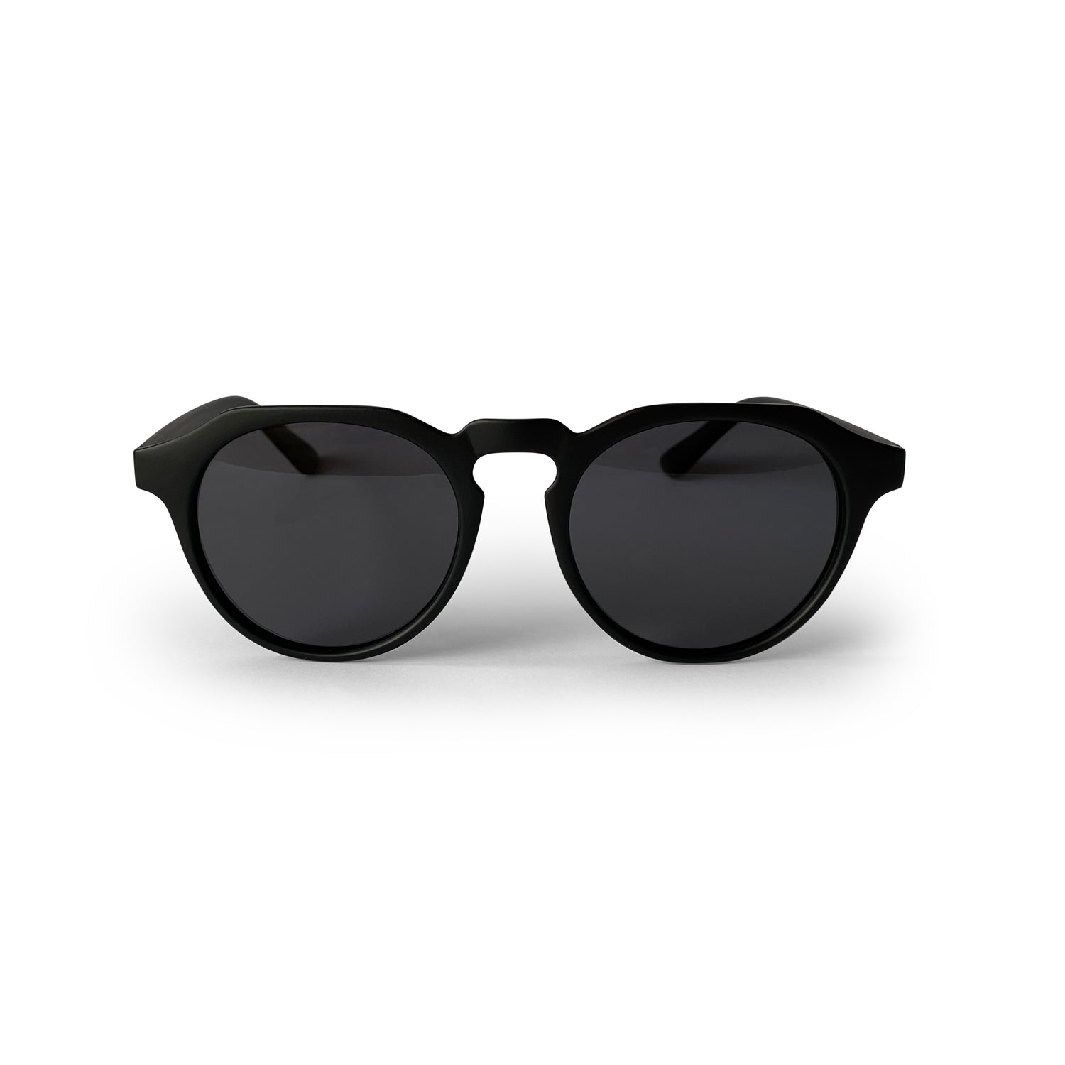 Black Polarised Keyhole Round Lens - Round Sunglasses South Africa