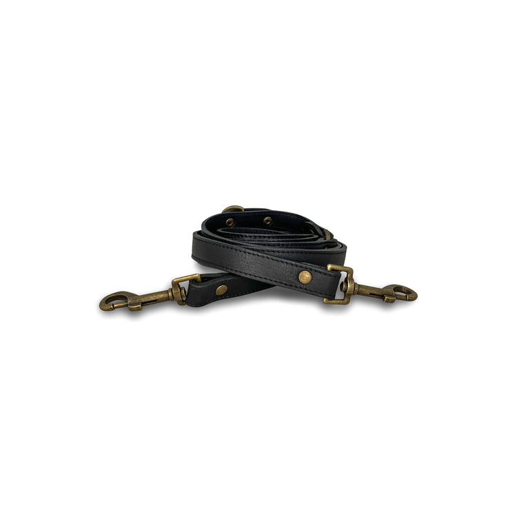 Black Wag Multi-Function Leather Leash Online