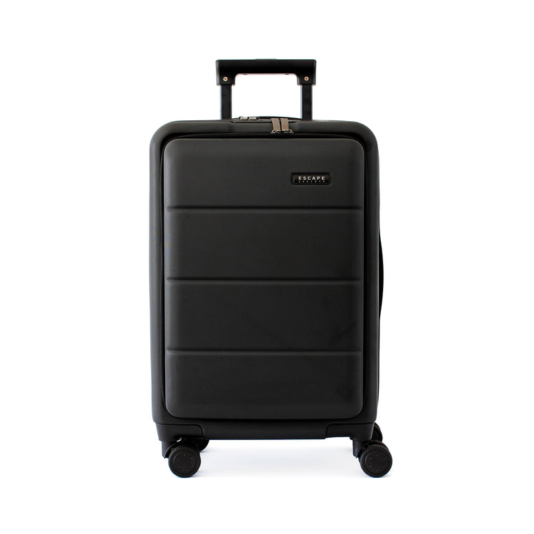 Black Carry-On with Front Loading Laptop Pocket - Escape Society