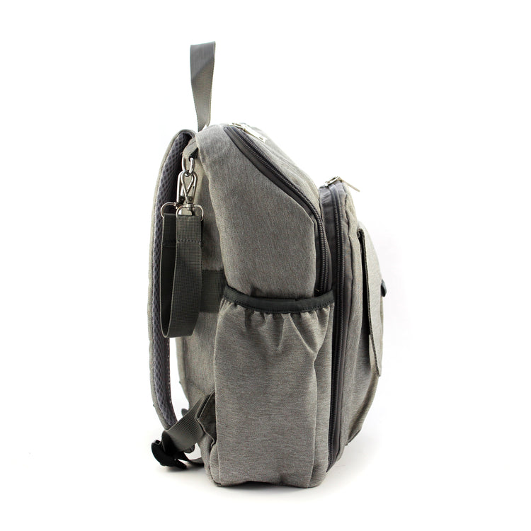 Grey Diaper Travel Backpack - Escape Society